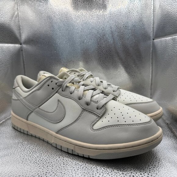 Size 14 Nike Dunk Low Mens Sail and Light‎ Bone Athletic Sneaker DD1503-107 - Picture 1 of 11
